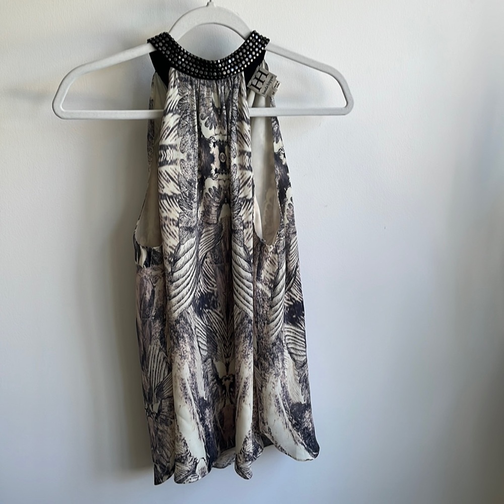 Haute Hippie Freebird sleeveless halter top size M